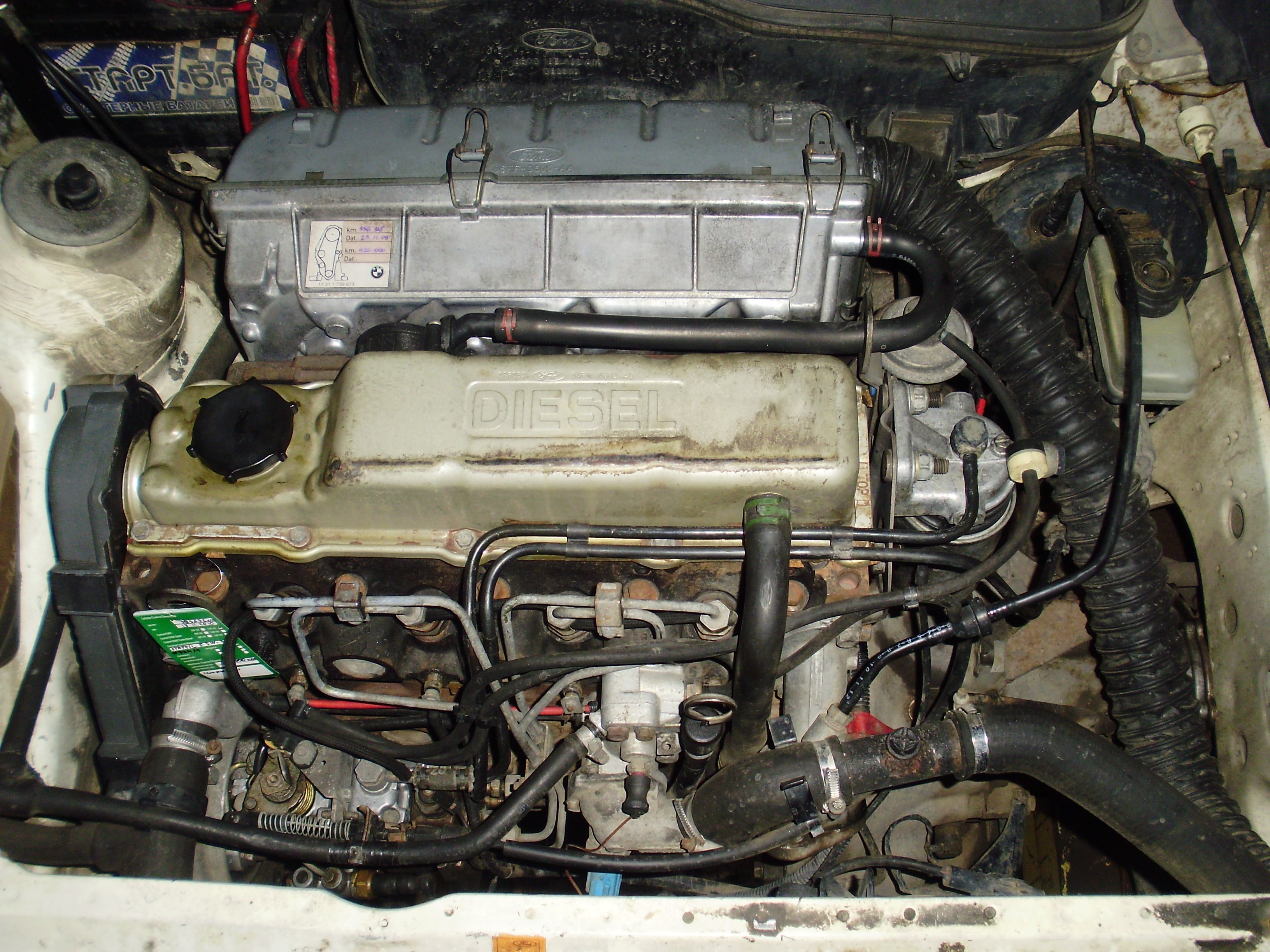 This shows the Engine in a Ford Escort circa 1988
