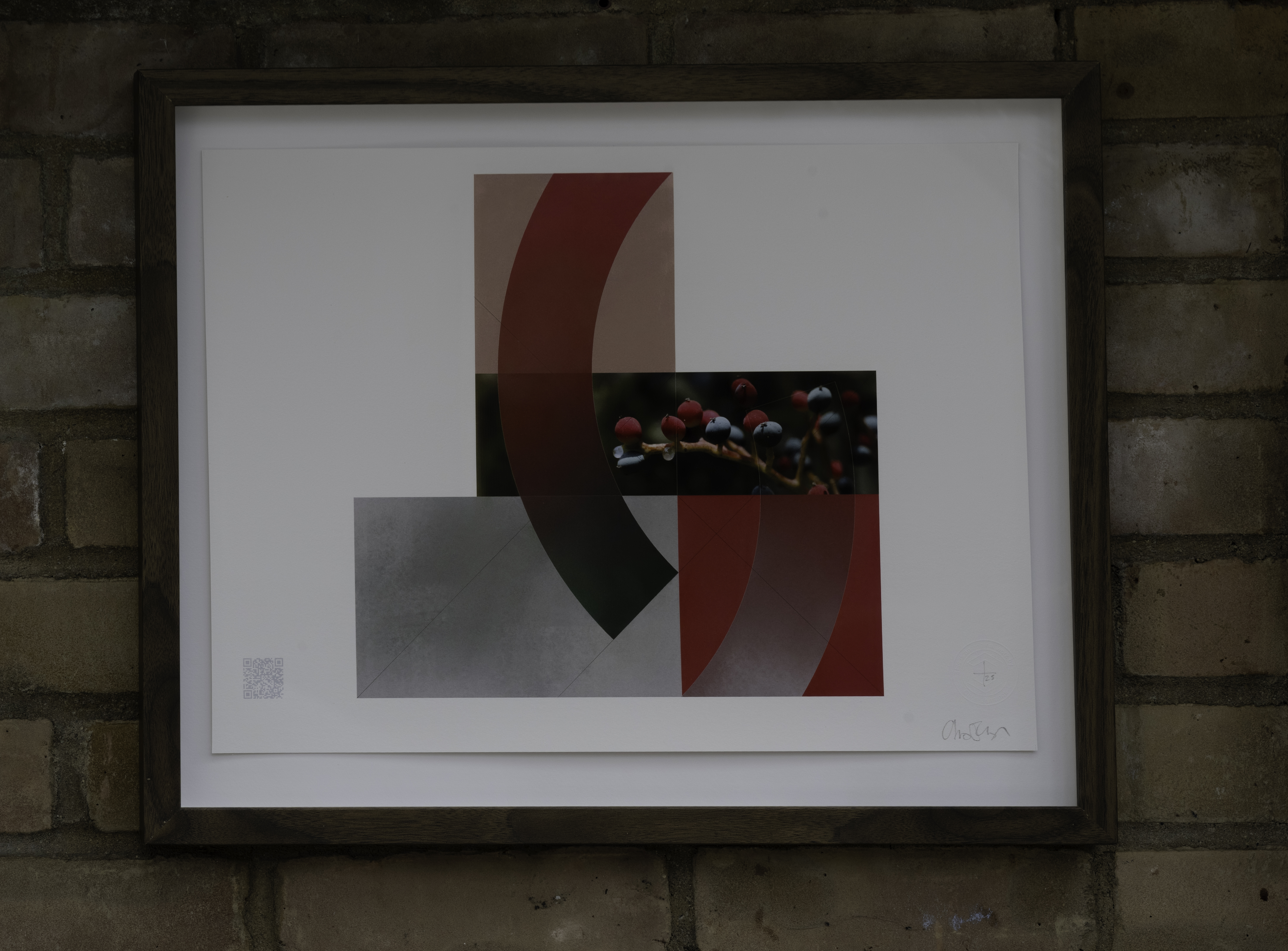 framed print on Hahnemüle paper