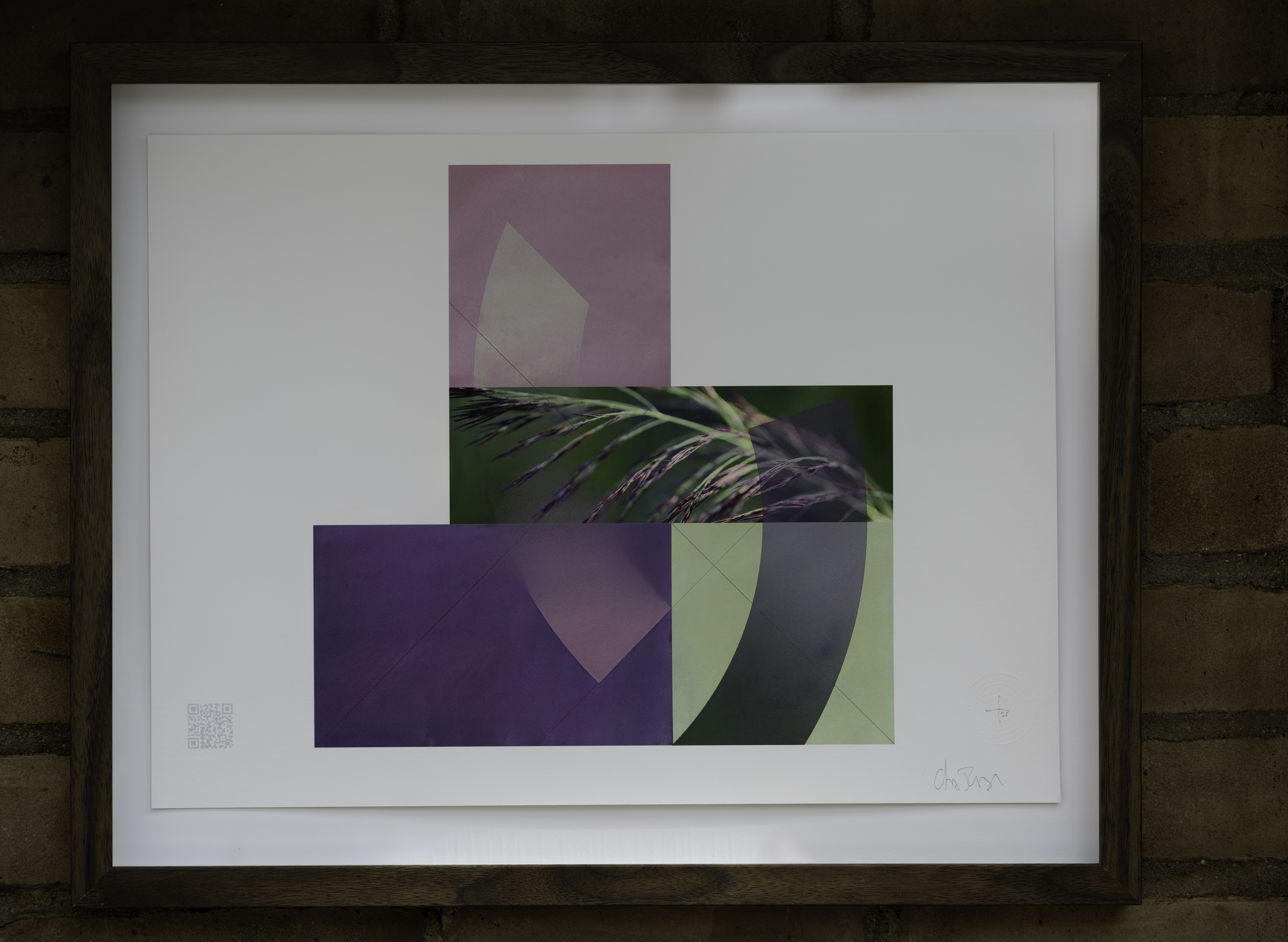 Framed print on Hahnemüle paper