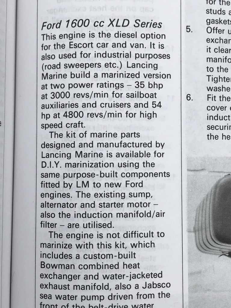 page 133 from Diesel Boat Engine Manual (Haynes, 1989)