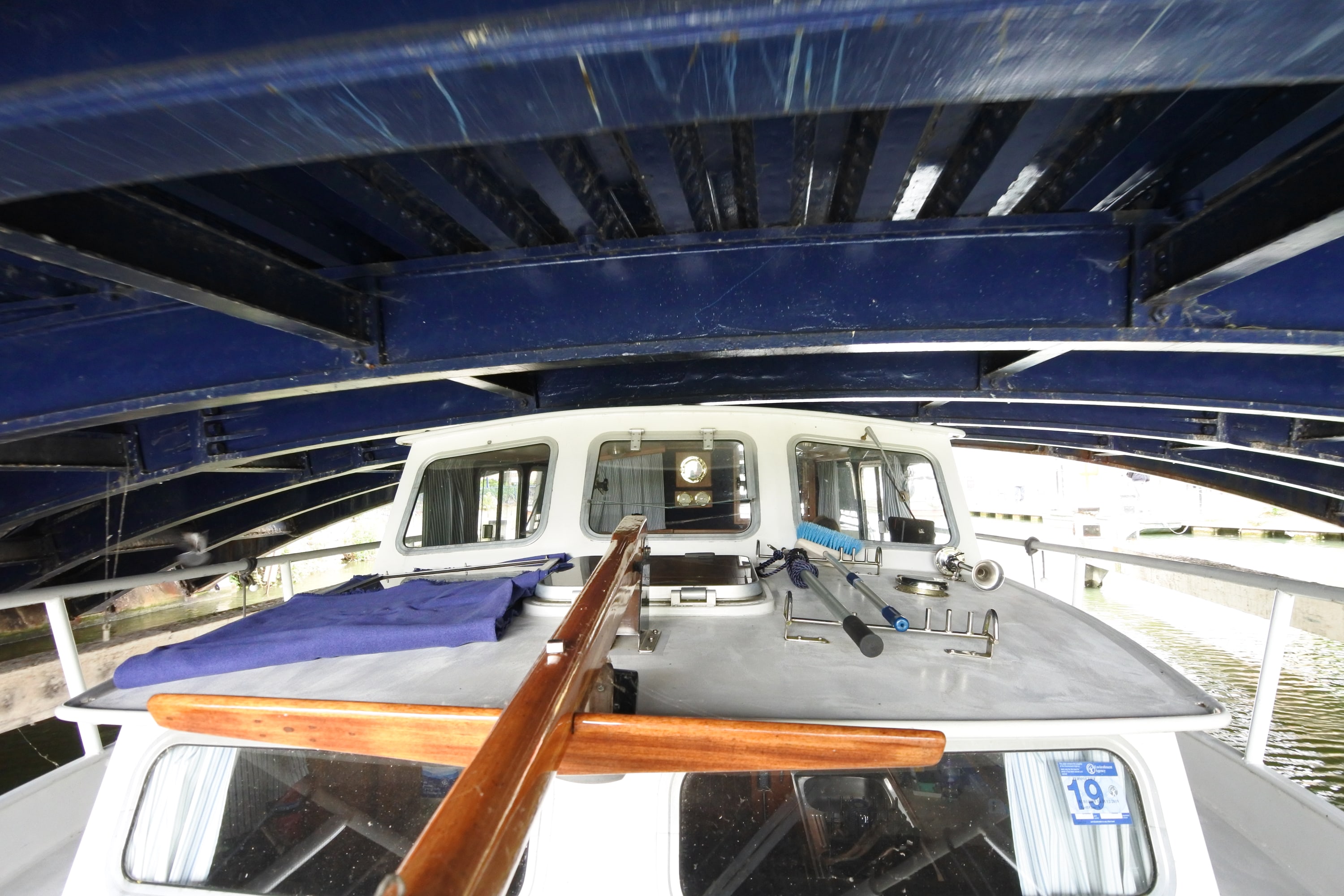 Very tight fit photographed by our crew looking aft. Photo by Zoë Jennings