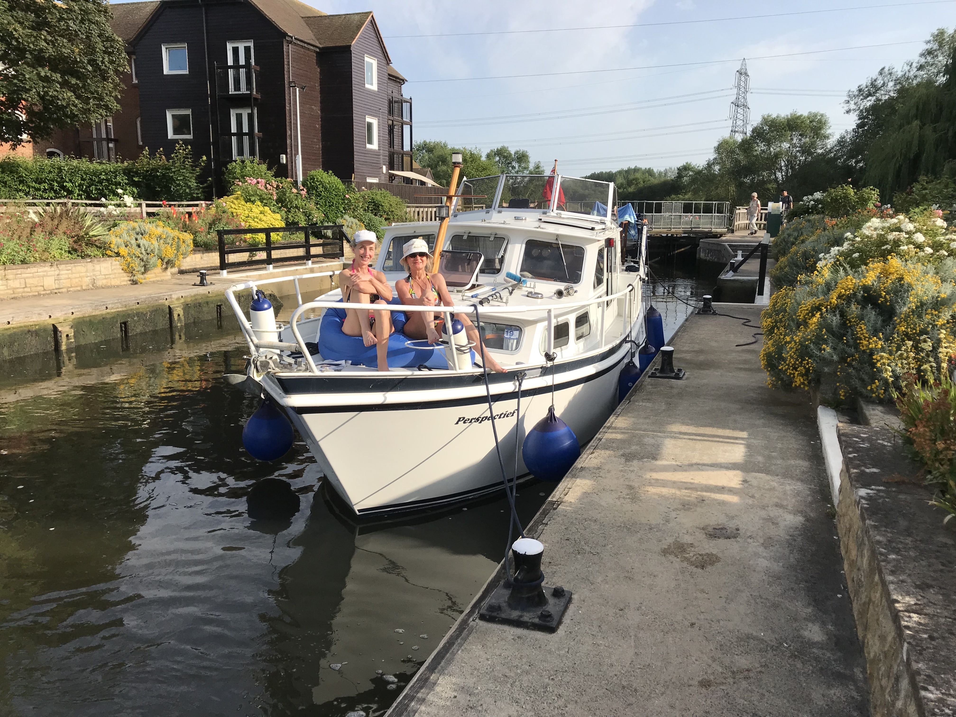 Back through Sandford Lock