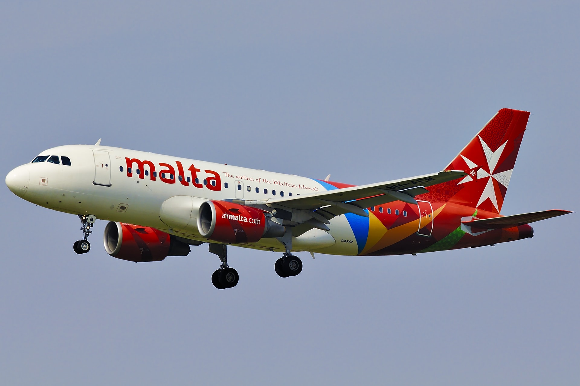 A320 Air Malta landing at Orly Airport