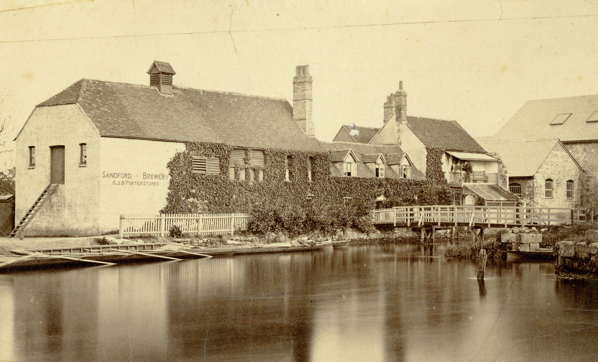 Henry Taunt. Sandford Brewery, c1890