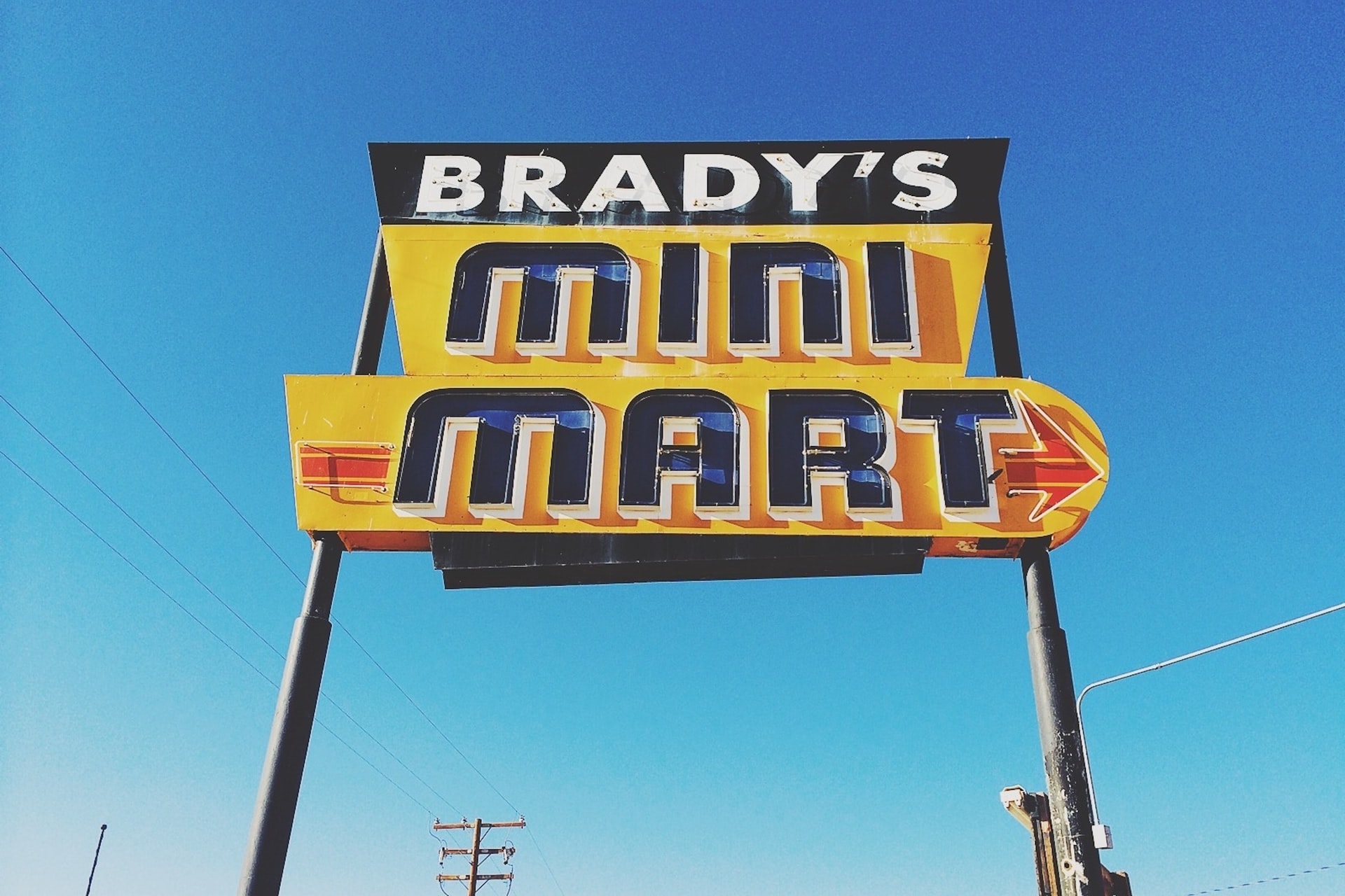 Brady's market, U.S. 395, Inyokern, CA, USA