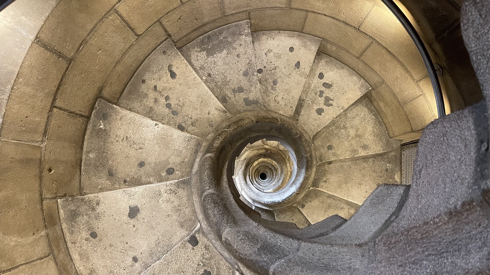 Down the tower