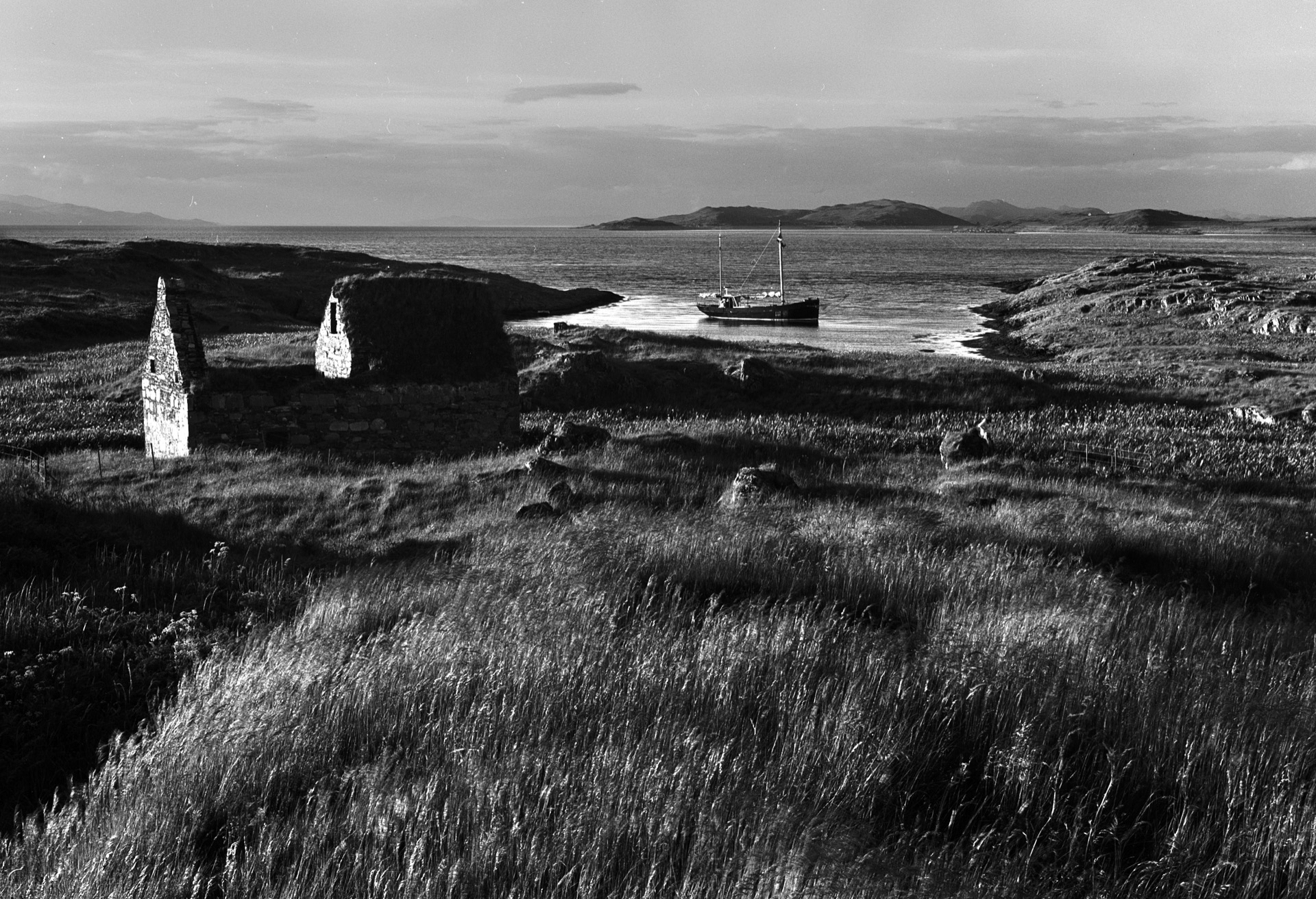 Deli at the MacCormaigs,  Taken circa July 1979 - Eilean Mòr, MacCormaig Isles